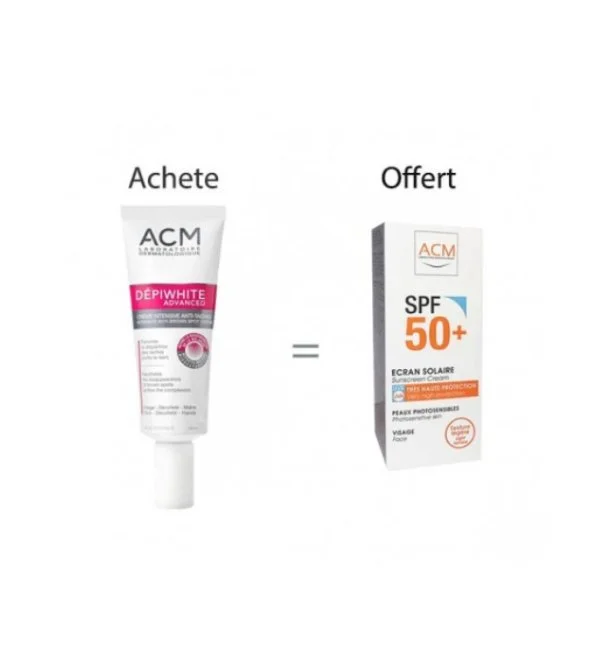 ACM Depiwhite Advanced Creme + Ecran pack – Image 2