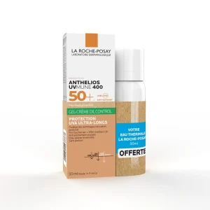 La Roche-Posay Anthelios XL Crème Solaire Matifiante Teintée SPF50+ = Eau Thermale 50ml Offerte