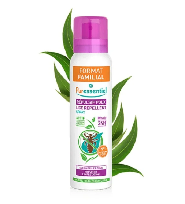 PURESSENTIEL – ANTI POUX SPRAY RÉPULSIF 24H FORMAT FAM 200ML – Image 2
