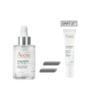 Eau Thermale Avène Sérum Concentré Repulpant HYALURON ACTIV B3 30 ml = Soin regard triple correction HYALURON ACTIV B3 15 ml Offert