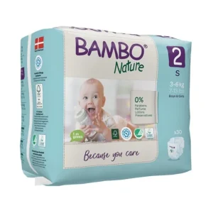 Bambo Nature 2, couches S 3-6kg/30un