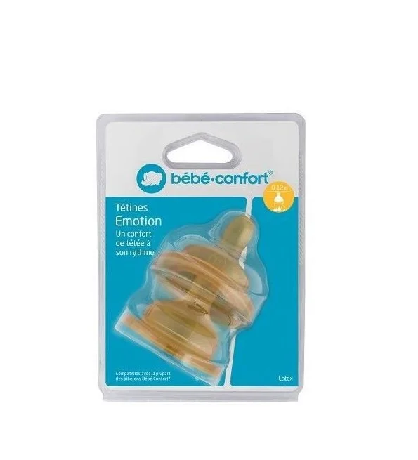 BEBE CONFORT Tétine Emotion Latex T1 (x2) – Image 2