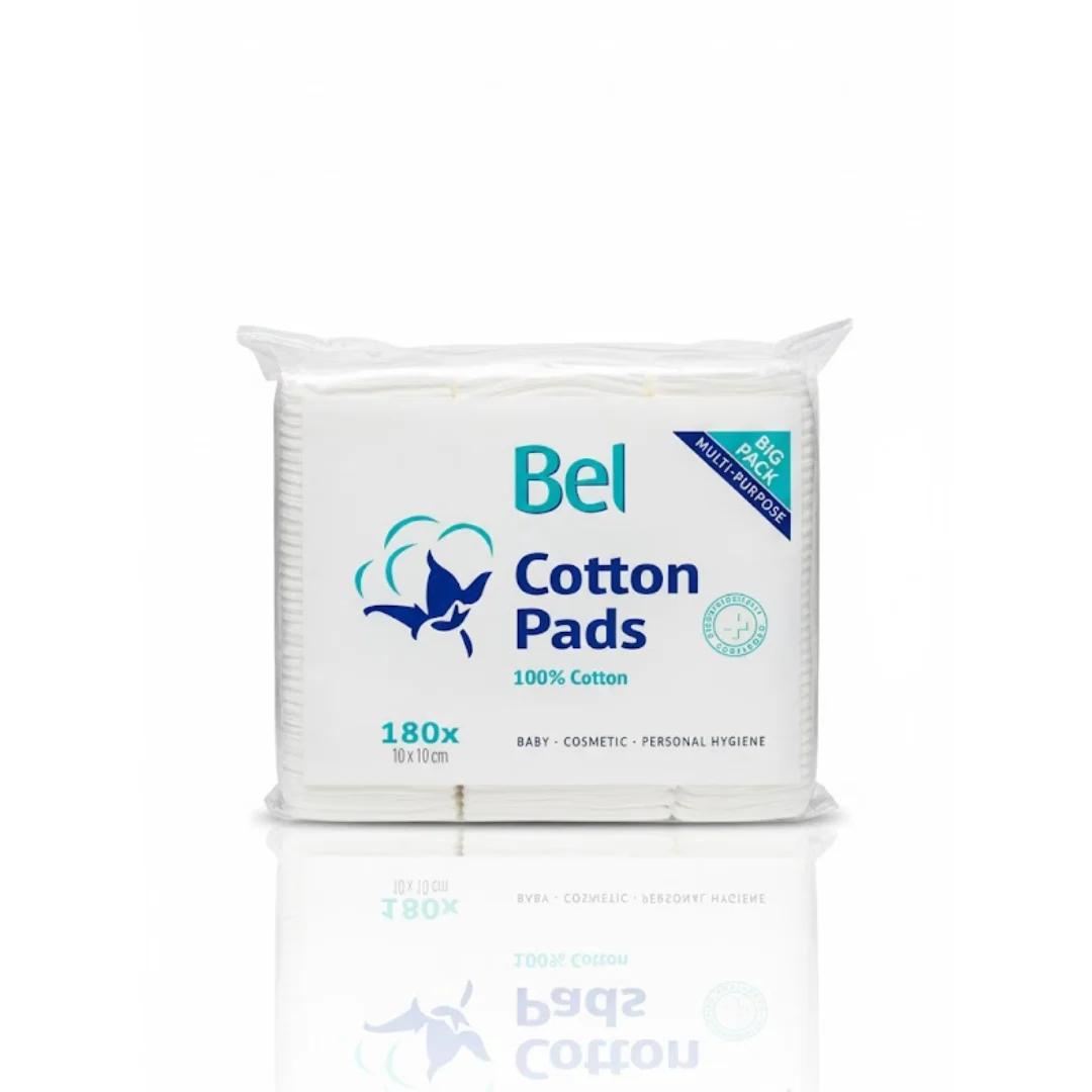 Bel Cotton Pads 10x10cm 180 Pieces – Image 2