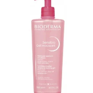 Bioderma – Sensibio Gel Moussant Nettoyant Douceur – 500 ml