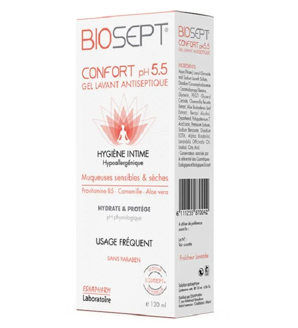 Biosept 5.5 Gel Nettoyant intimeTraitant 200Ml – Image 2