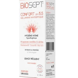 Biosept 5.5 Gel Nettoyant Traitant 120Ml