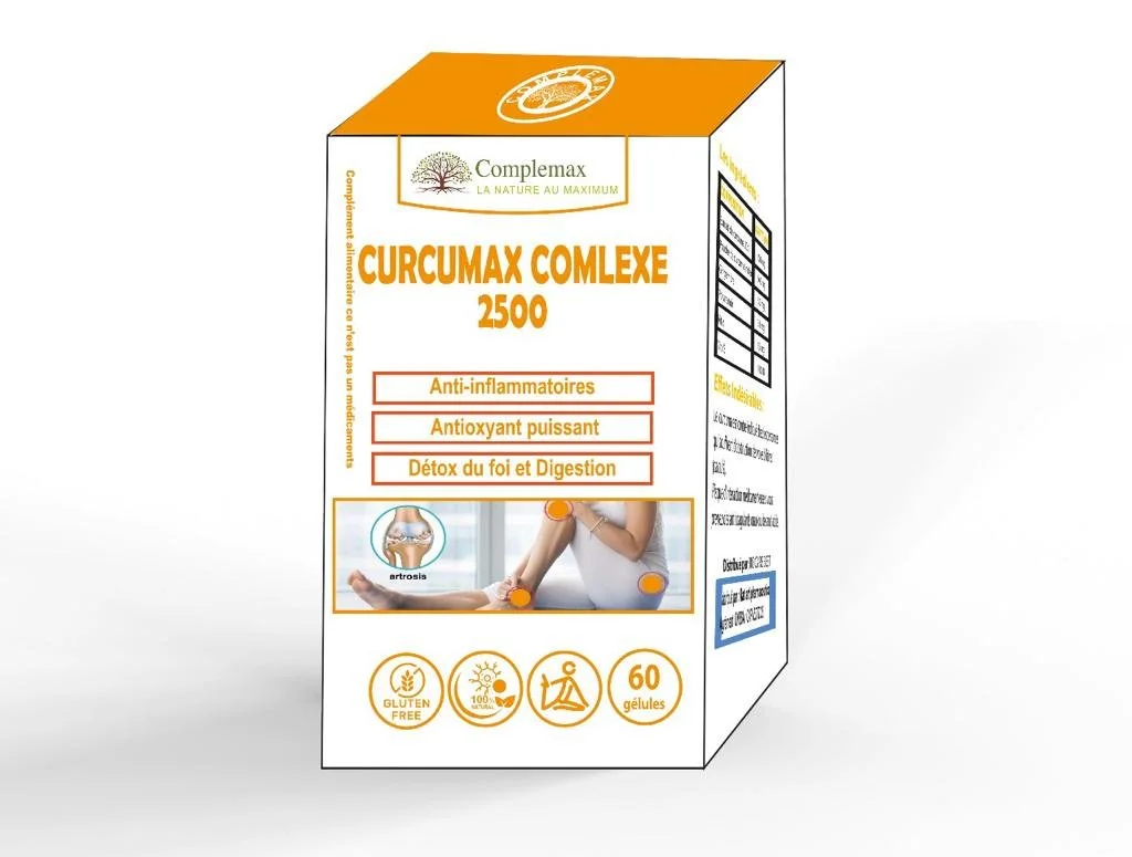 Complemax Curcumax 60 Gélules – Image 2