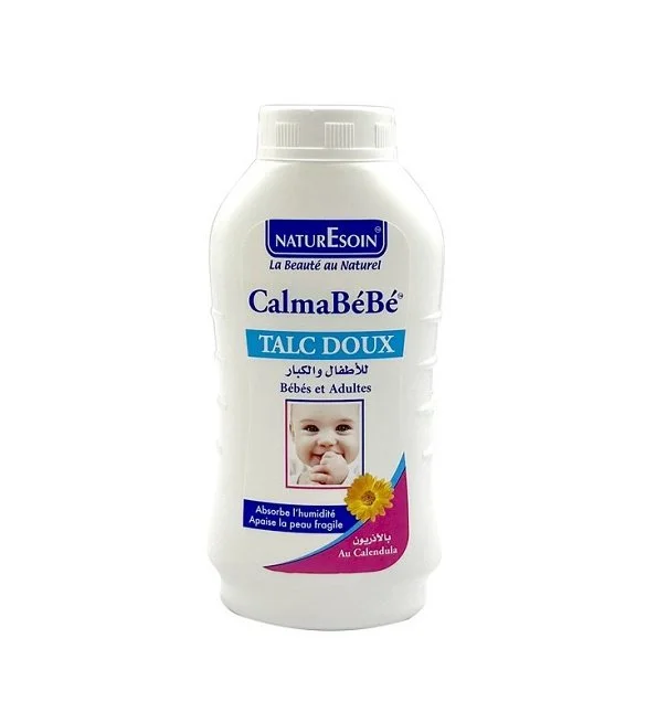 CALMABéBé Talc Doux 100g – Bébé et Adulte – au Calendula – Image 2