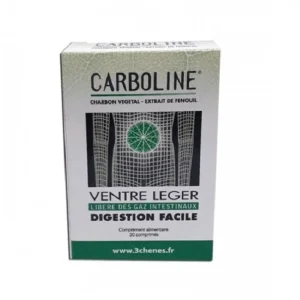 CARBOLINE VENTRE LEGER 30 COMPRIMÉS