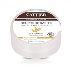 Cattier Beurre de karite Miel 100g
