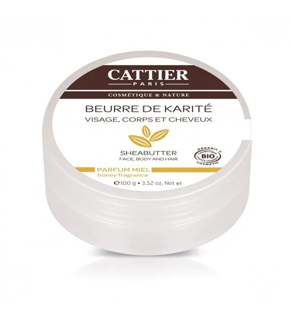 Cattier Beurre de karite Miel 100g – Image 2