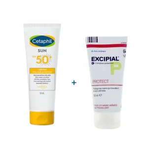 Cetaphil Sun Light gel spf50+ 100ml = Excipial Repair Offert
