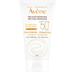 Eau Thermale Avène  Ecran Solaire Crème Minéral Spf 50+ – 50ml