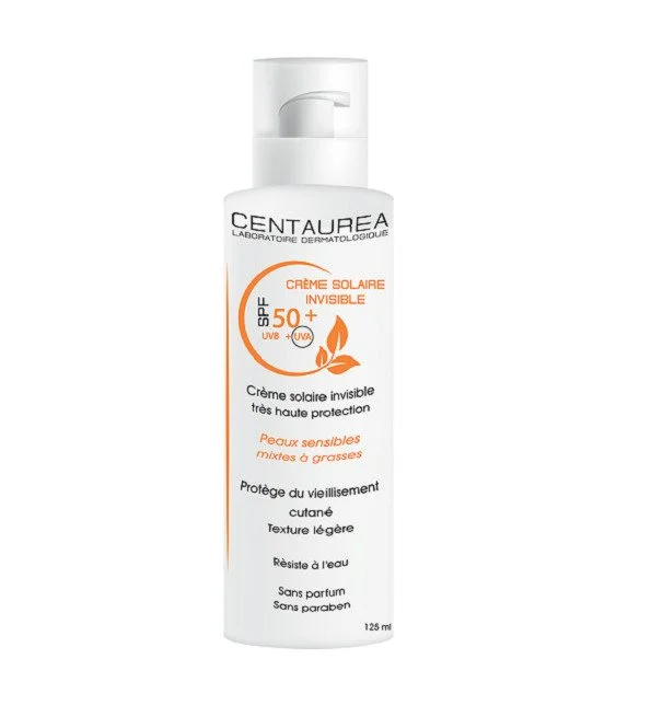 CENTAUREA Crème Solaire Invisible Spf50+ 125ml – Image 2