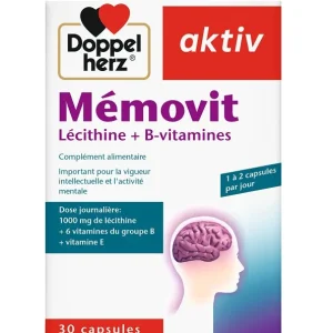 Doppel Herz Aktiv Mémovit Lécithine + B-vitamines 30 Capsules