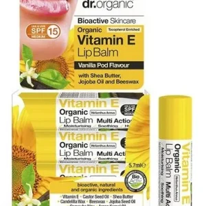 Dr Organic Baume à Lèvres à la Vitamine E 5,7ml