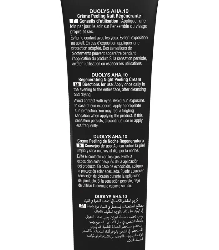 ACM Duolys AHA 10 Creme Peeling Nuit Regenerante 50 ml – Image 4