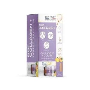 ERIC FAVRE PURE COLLAGEN + 10*15ML PECHE ET CITRON