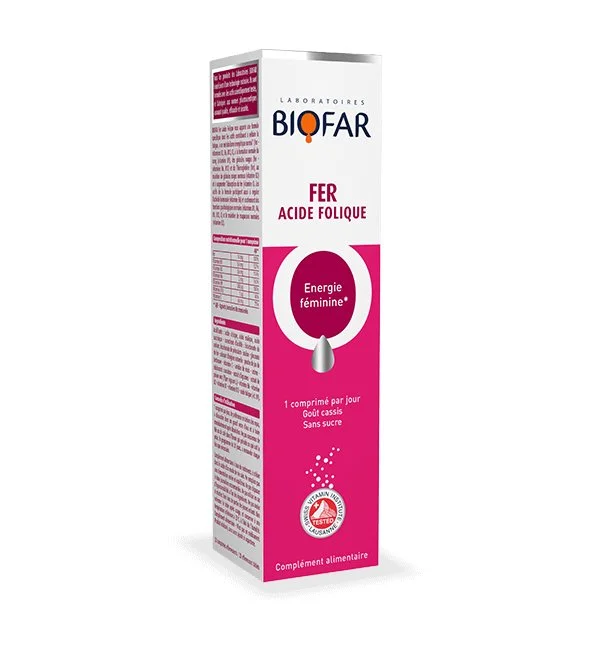 Biofar Fer Acide Folique 20 capsules – Image 2