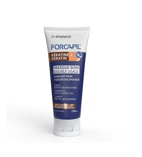 Forcapil Kératine Masque Soin Double Usage 200ml – Image 2
