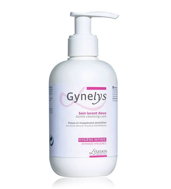 LYSASKIN GYNElys Soin lavant doux hygiène intime 200ml – Image 2