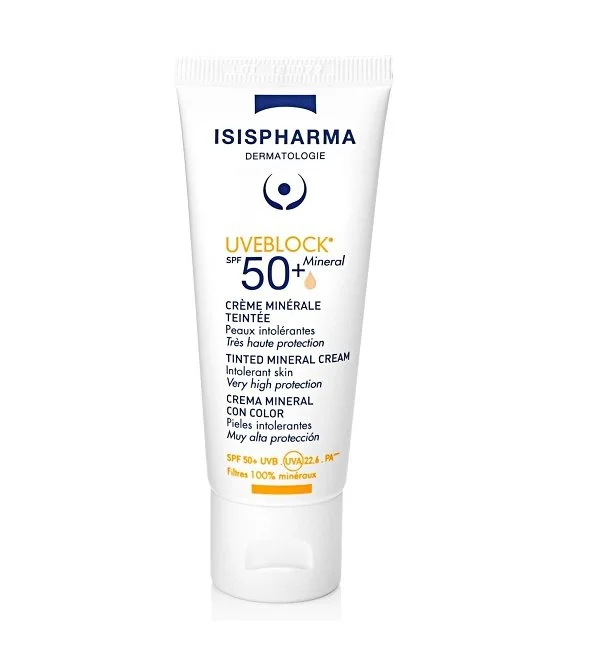 ISISPHARMA UVEBLOCK SPF50+ Mineral Teinté 40ml – Image 2