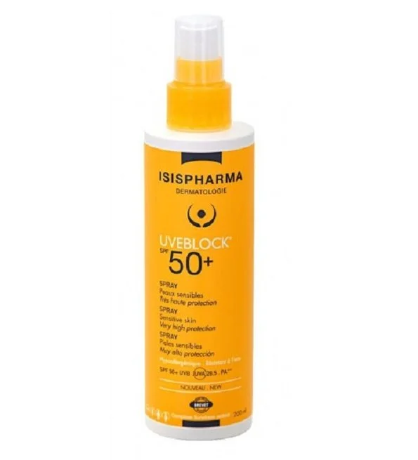 ISISPHARMA UVEBLOCK SPF50+ Spray 200ml – Image 2