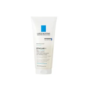 La-Roche-Posay EFFACLAR H ISO-BIOME Crème Nettoyante | Peau sèche à tendance acnéique | 200ml