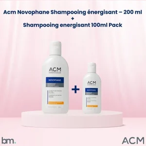 Acm Novophane Shampooing énergisant – 200 ml + Shampooing 100ml Offert
