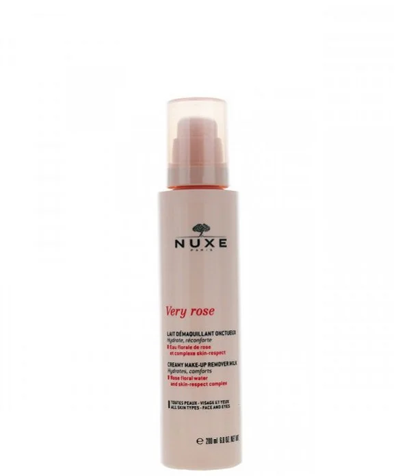 Nuxe Very Rose Lait Démaquillant Onctueux 200ml