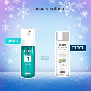 ISDIN Acniben Mousse Nettoyante Purifiante 150ml = Eau Micellaire Miniature OFFERTE