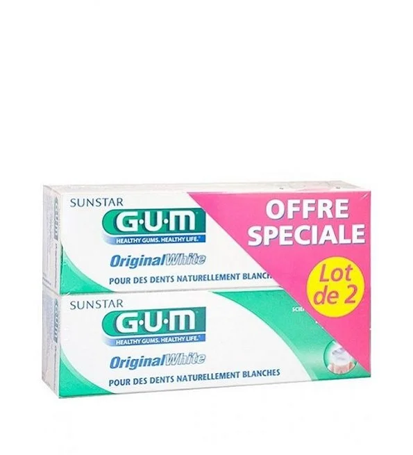 Gum Dentifrice Original White 75ml Lot de 2 – Image 2