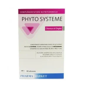 Phyto systeme Cheveux & Ongles 30gelules