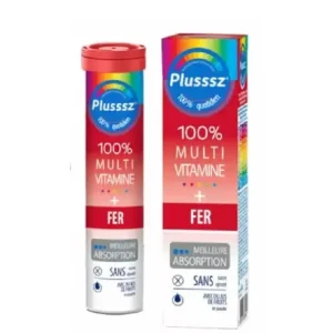 PLUSSSZ Multivitamine + Fer Plusssz 20 Comprimés Effervescents