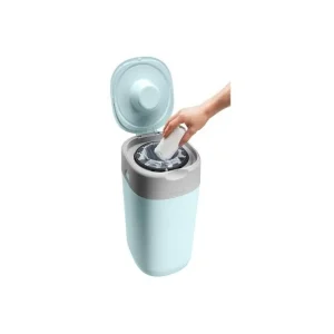 Tommee Tippee Poubelle à Couches Anti-Odeur Twist & Click – Bleu