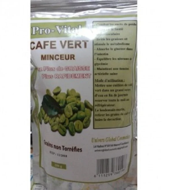 PROVITAL CAFE VERT MINCEUR 250G – Image 2