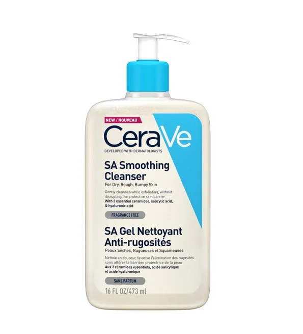 CeraVe SA Gel Nettoyant Anti-Rugosités | Peau Sèche Et Rugueuse | 473ml – Image 5