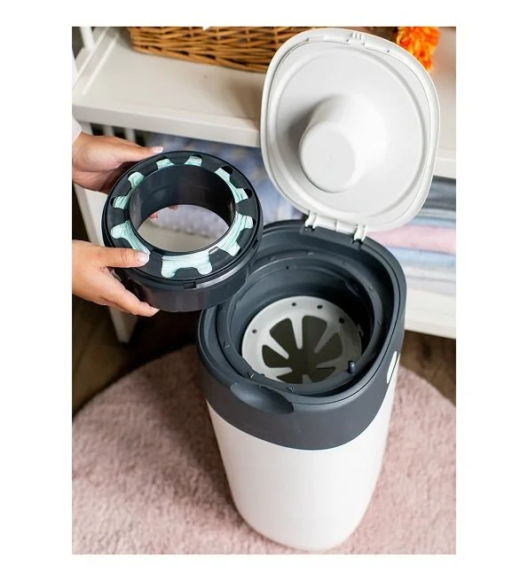 Tommee Tippee Poubelle à Couches Anti-Odeur Twist & Click- Blanc – Image 4