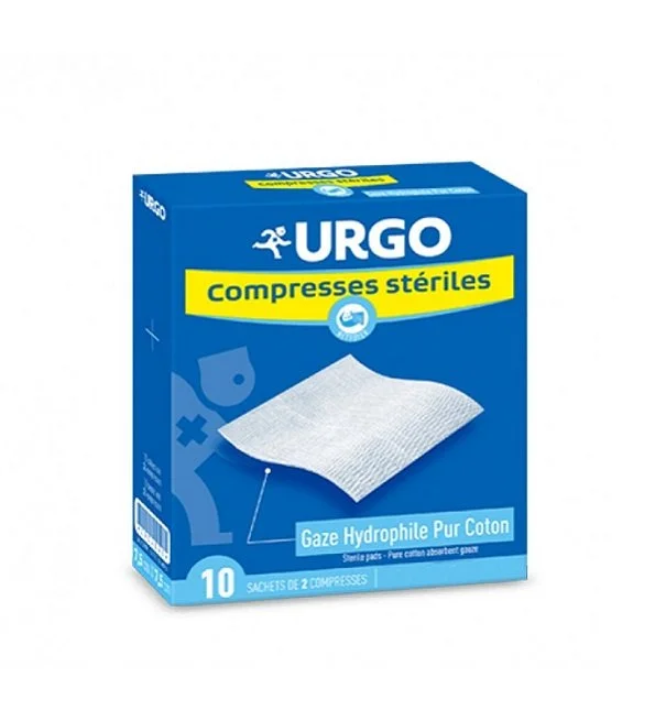 Urgo Compresse Sterile 30*30 Cm Boite de 10 – Image 2