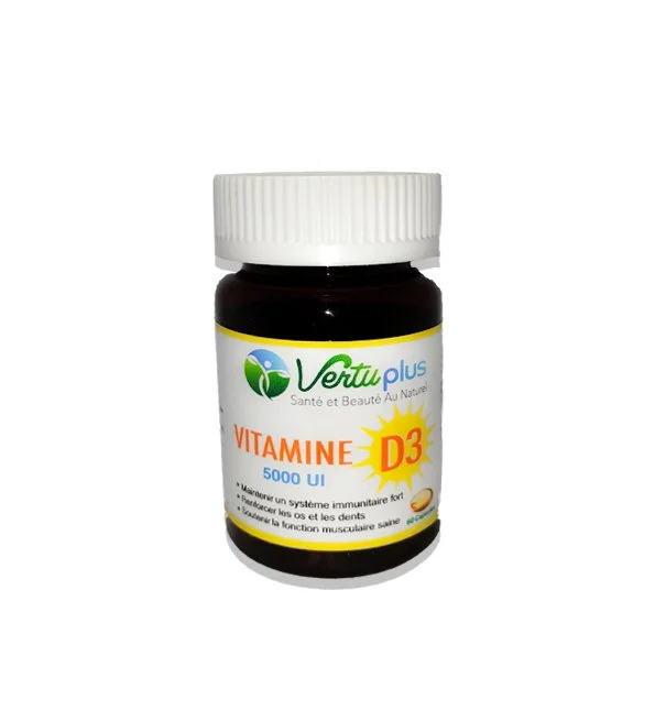 Vertuplus vitamine D3 60 capsules – Image 2