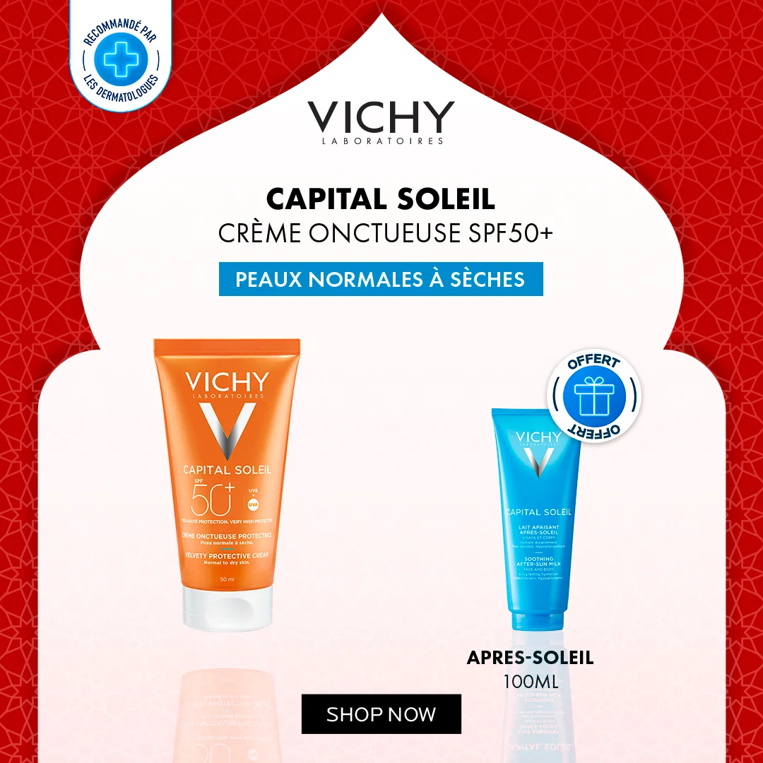 Vichy Capital Soleil Creme Onctueuse 50ml+ Apres soleil 100ml Pack – Image 2