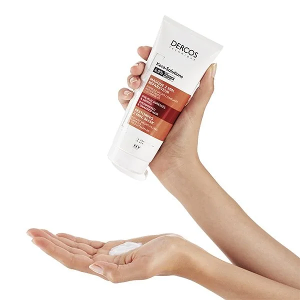 Vichy Dercos Kera-Solutions Masque 2min. Réparateur Cheveux Secs et Abîmés | 200ml – Image 3