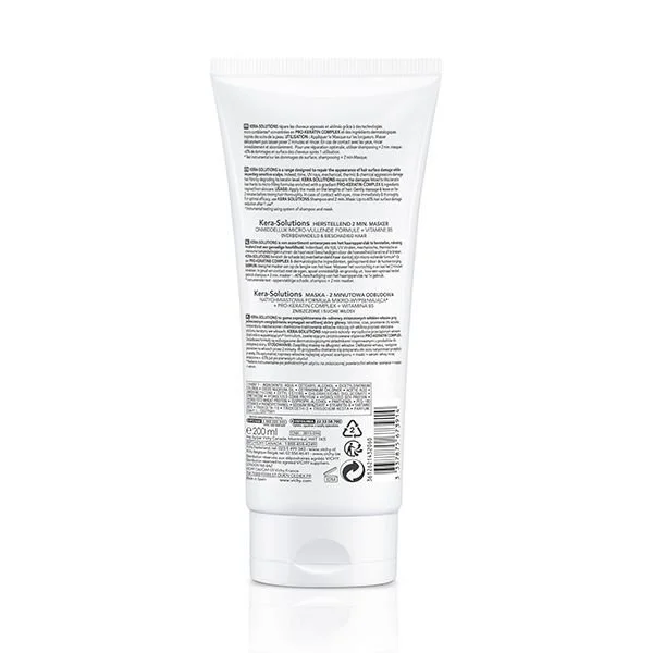 Vichy Dercos Kera-Solutions Masque 2min. Réparateur Cheveux Secs et Abîmés | 200ml – Image 6