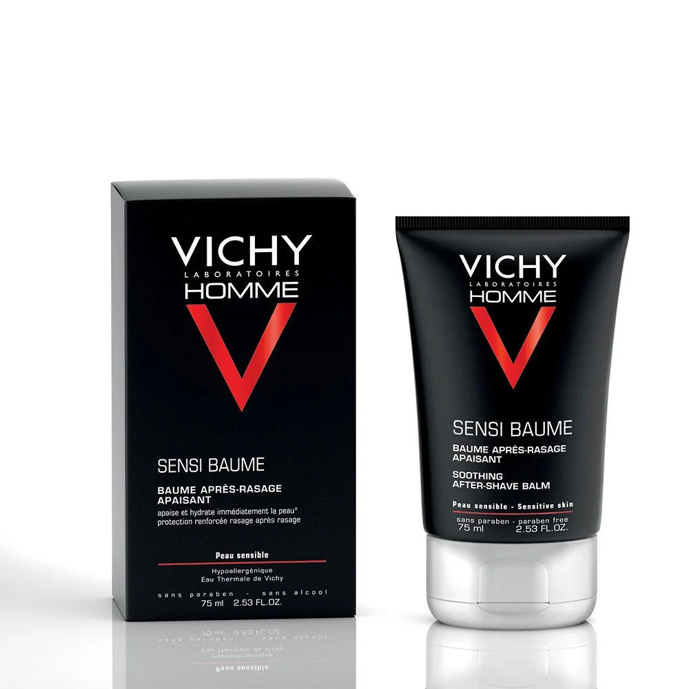 Vichy Homme Sensi-Baume Après-Rasage Fortifiant Peau Sensible | 75ml – Image 2