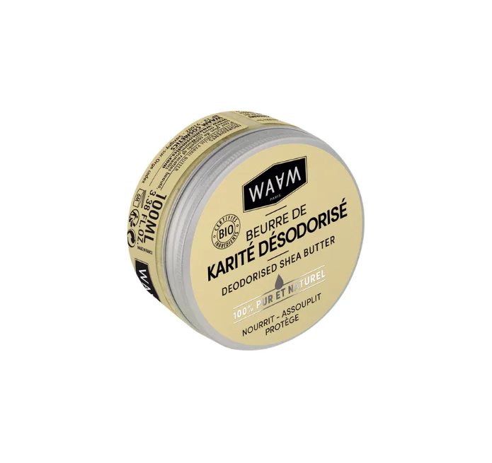 WAAM Beurre de Karité Désodorisé certifiée BIO 100ml – Image 2