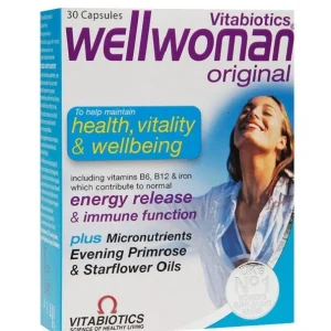 VITABIOTICS WELLWOMAN ZINC ORIGINAL 30 CAPSULES